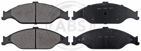 Brake Pad Set, disc brake (38804)