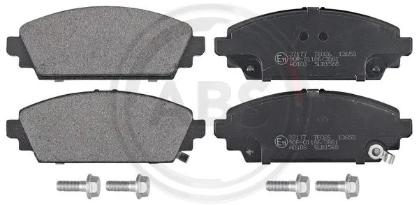 Brake Pad Set, disc brake (37177)