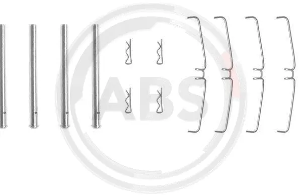 Accessory Kit, disc brake pad (0965Q)