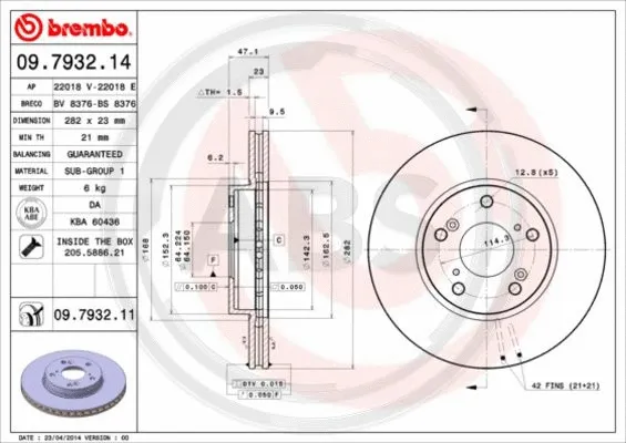 Brake Disc (09.7932.11)