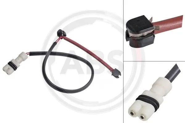Warning Contact, brake pad wear (39544)