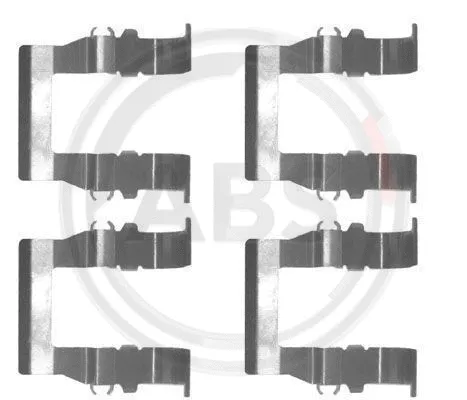 Accessory Kit, disc brake pad (1194Q)