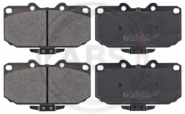 Brake Pad Set, disc brake (37128)