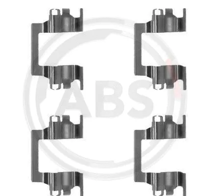Accessory Kit, disc brake pad (1117Q)