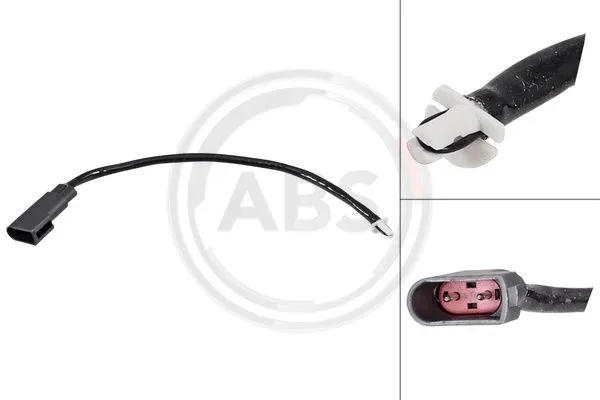 Warning Contact, brake pad wear (39668)