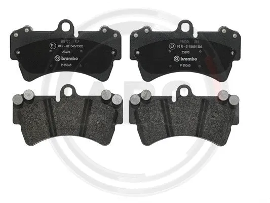Brake Pad Set, disc brake (P85065)