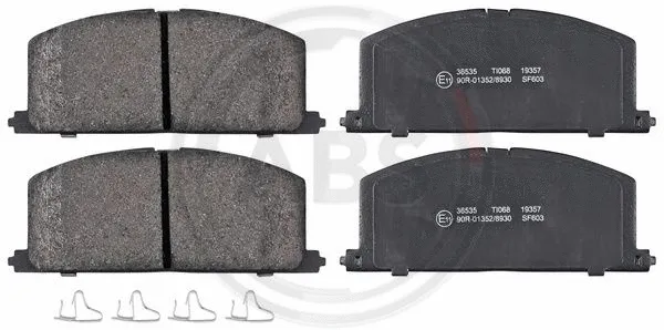 Brake Pad Set, disc brake (36535)