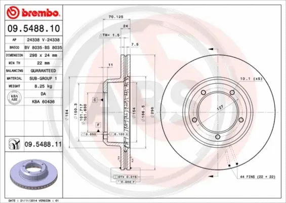 Brake Disc (09.5488.11)