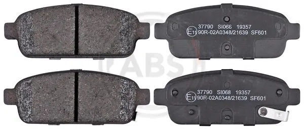 Brake Pad Set, disc brake (37790)