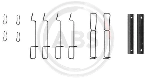 Accessory Kit, disc brake pad (1265Q)