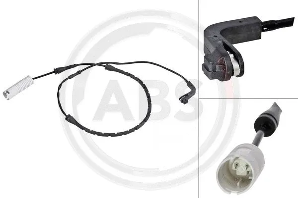 Warning Contact, brake pad wear (39608)
