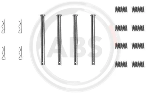 Accessory Kit, disc brake pad (0970Q)