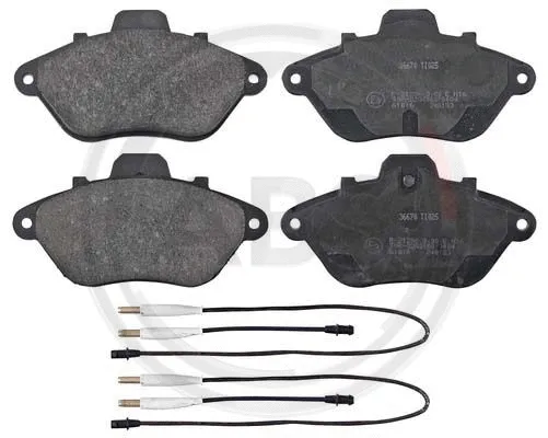 Brake Pad Set, disc brake (36670)