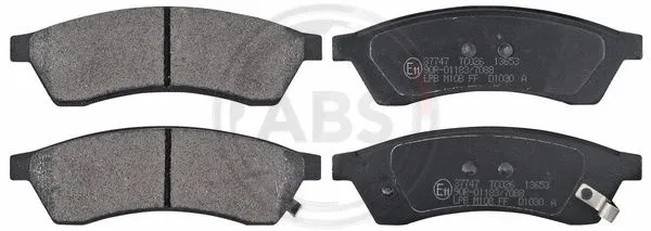 Brake Pad Set, disc brake (37747)