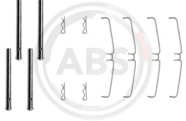 Accessory Kit, disc brake pad (0907Q)