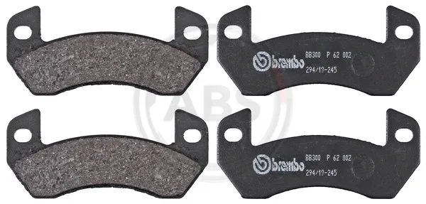 Brake Pad Set, disc brake (P 62 002)
