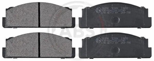 Brake Pad Set, disc brake (36004)