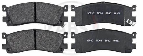 Brake Pad Set, disc brake (36930)