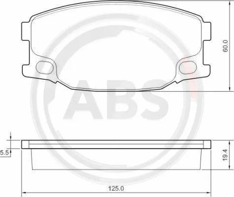 Brake Pad Set, disc brake (37657)