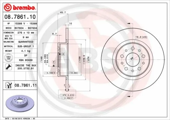 Brake Disc (08.7861.11)