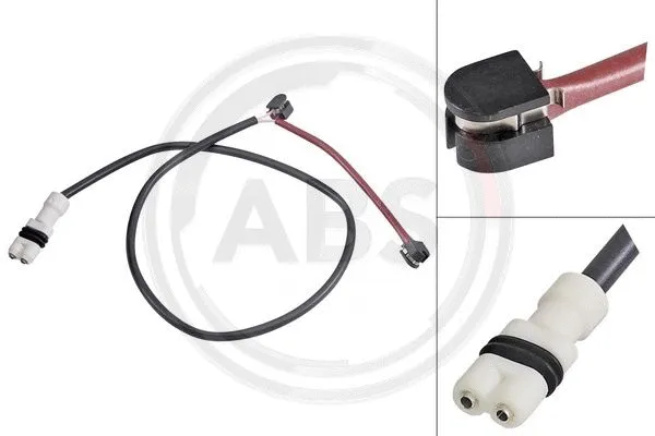 Warning Contact, brake pad wear (39563)