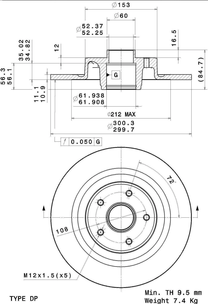 Brake Disc (08.A239.20)