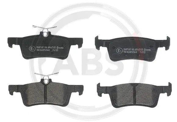 Brake Pad Set, disc brake (P61121)