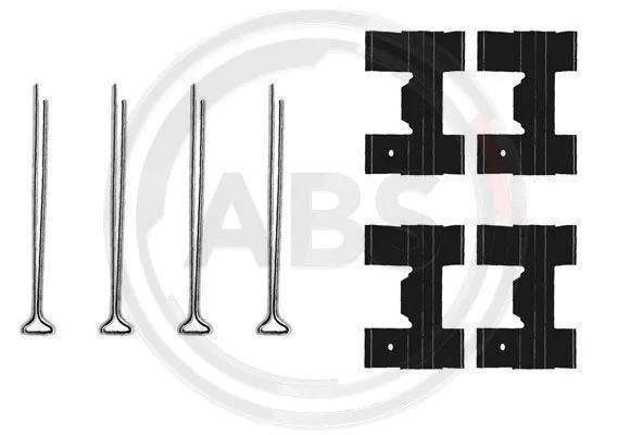 Accessory Kit, disc brake pad (0951Q)