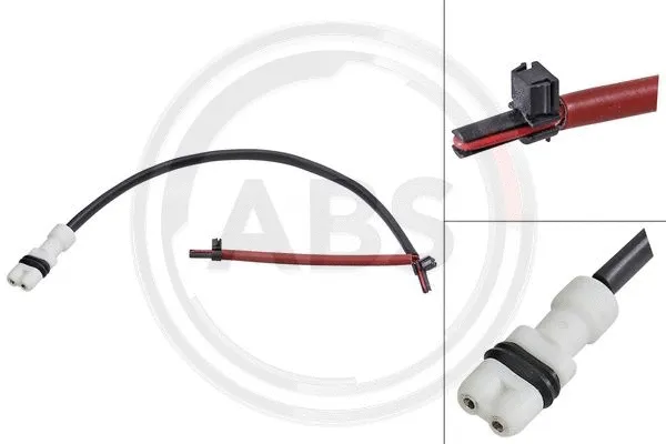 Warning Contact, brake pad wear (39658)