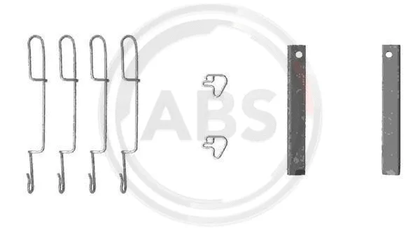 Accessory Kit, disc brake pad (1280Q)