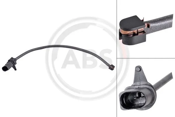 Warning Contact, brake pad wear (39966)