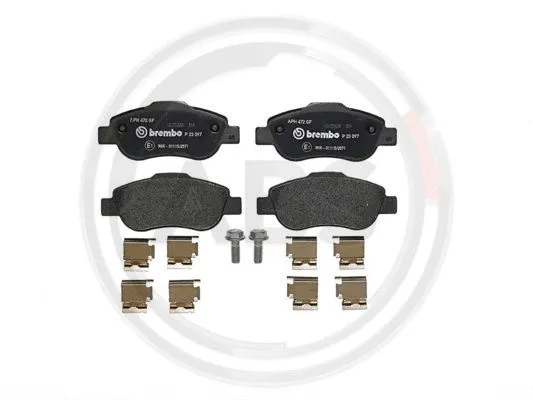 Brake Pad Set, disc brake (P23097)