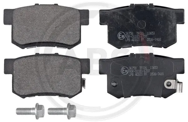 Brake Pad Set, disc brake (36758)