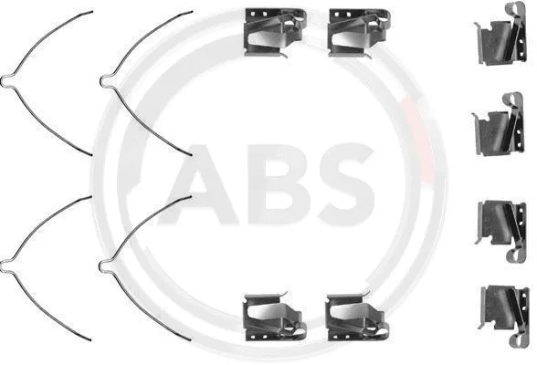 Accessory Kit, disc brake pad (1269Q)