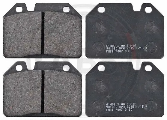 Brake Pad Set, disc brake (36045)