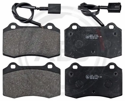 Brake Pad Set, disc brake (37041)