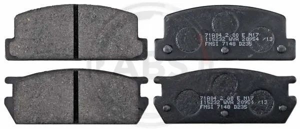 Brake Pad Set, disc brake (36553)