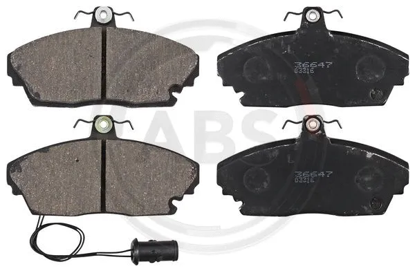 Brake Pad Set, disc brake (36647)