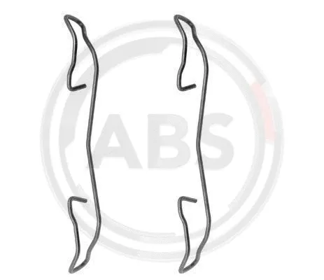 Accessory Kit, disc brake pad (1187Q)