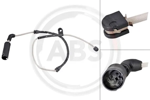 Warning Contact, brake pad wear (39650)