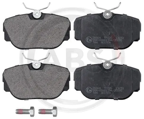 Brake Pad Set, disc brake (36664)