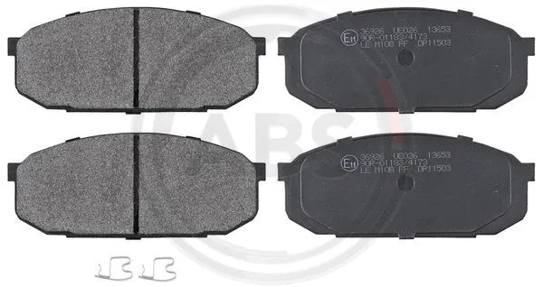Brake Pad Set, disc brake (36926)