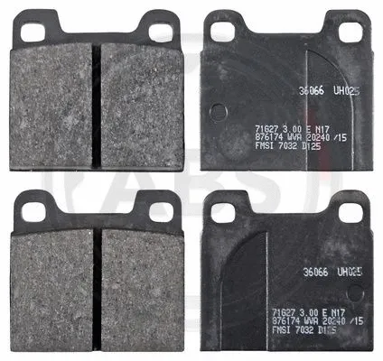 Brake Pad Set, disc brake (36066)