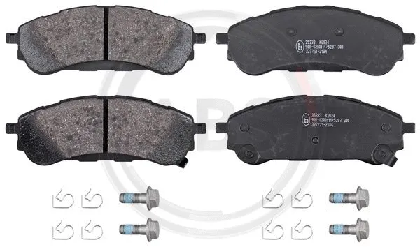 Brake Pad Set, disc brake (35333)