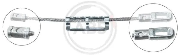 Cable Pull, parking brake (K12096)