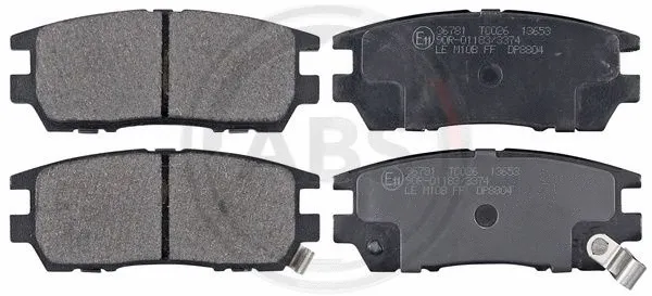 Brake Pad Set, disc brake (36781)