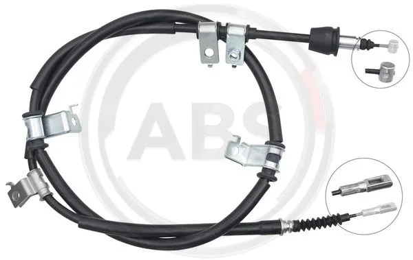 Cable Pull, parking brake (K18550)