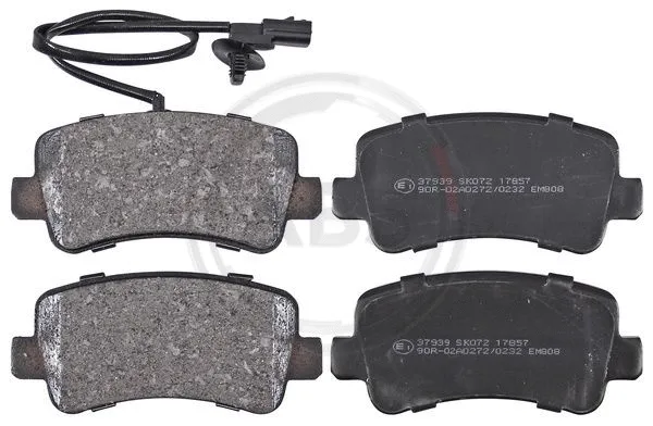 Brake Pad Set, disc brake (37939)
