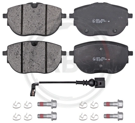 Brake Pad Set, disc brake (35334)
