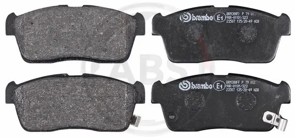 Brake Pad Set, disc brake (P79012)